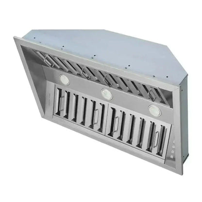 Hauslane 21 Deep 800 CFM Convertible Built-In Insert Range Hood in Stainless Steel -IN-R300SS-34