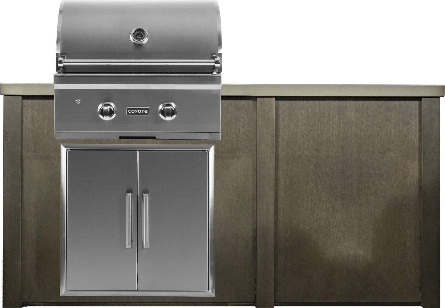 Haven 5 1/2’ Ft Coyote Outdoor Kitchen Island w/ Plain Panel HCOY66PAN