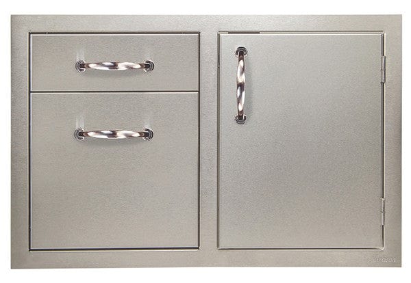 Haven 72" Artisan Outdoor Kitchen Island  w/ 15" Trash Center  - HART72TRASH