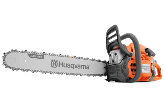 Husqvarna 455 Rancher Chainsaw - 55.5cc Gas Engine with 20in Guide Bar for Farm and Ranch - 970613250