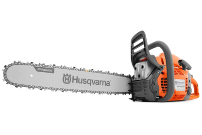Husqvarna 455 Rancher Chainsaw - 55.5cc Gas Engine with 20in Guide Bar for Farm and Ranch - 970613250 - HUS-970613250