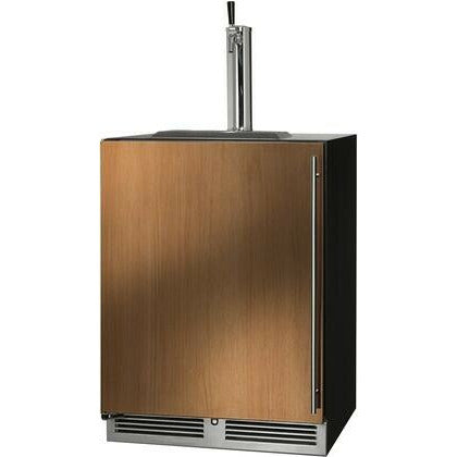 Perlick 24" Built-in Beer Dispenser Fully Integrated Solid Door - HC24TB-4-2-1