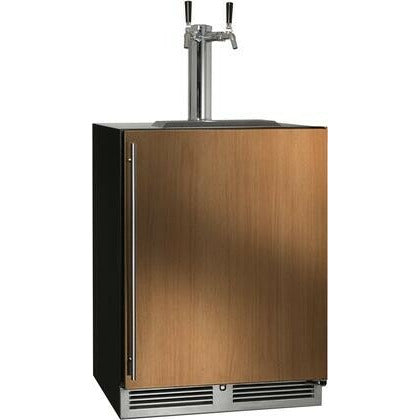 Perlick 24" Built-in Beer Dispenser Fully Integrated Solid Door - HC24TB-4-2-2