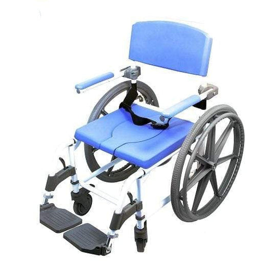 Healthline Ezee Life 15" Seat Non-Tilt Shower Commode Chair - AT065000