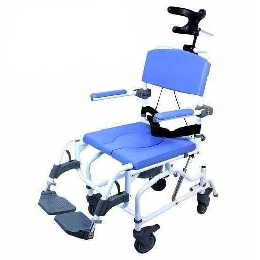 Healthline Ezee Life 18″ 4-Way Seat Shower Commode Chair with Tilt - AT065012