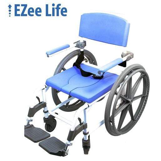 Healthline Ezee Life 22″ Seat Non-Tilt Shower Commode Chair