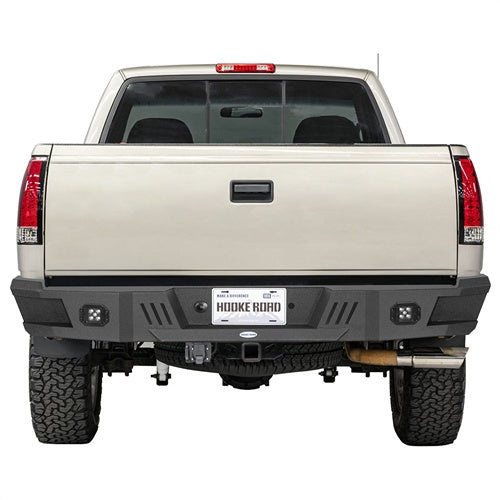 Heavy-duty Steel Rear Bumper for 1988-1998 Chevy C/K 1500 2500 Fleetside - Hooke Road
