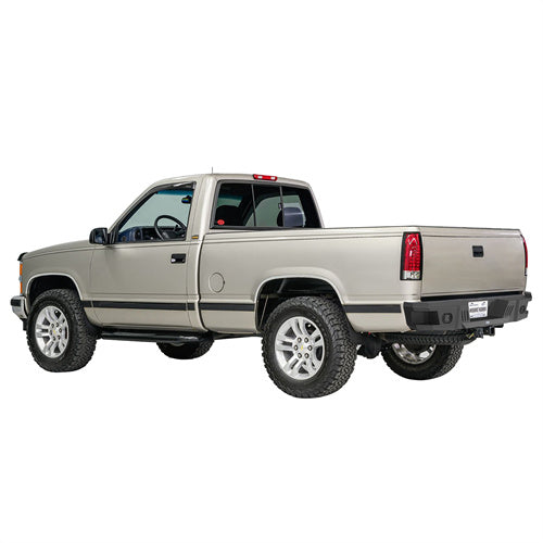 Heavy-duty Steel Rear Bumper for 1988-1998 Chevy C/K 1500 2500 Fleetside - Hooke Road