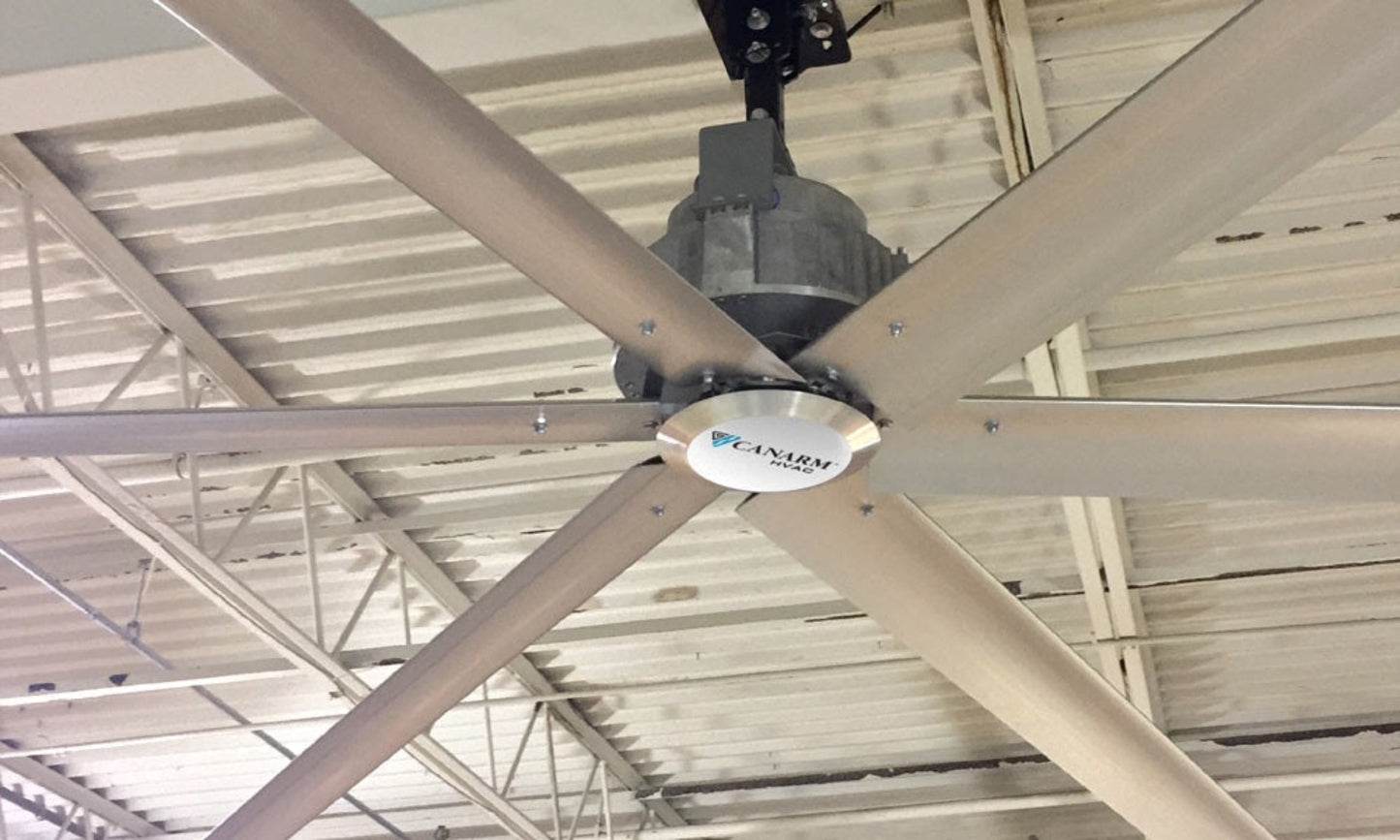 Canarm Hexa-Lite EC HVLS 18 Foot Blade Industrial Fan New - 6L18EC-230-1