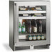 Perlick 24" Undercounter Outdoor Beverage Center with 10 Bottle and 41 Can Capacity, Stainless Steel Glass Door - HH24BO-4-3