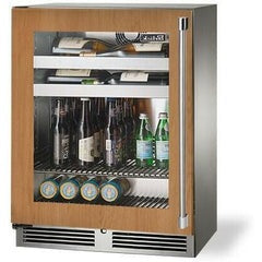 Perlick 24" Built-In Undercounter Outdoor Beverage Center with 10 Bottle and 41 Can Capacity, Panel Ready Door - HH24BO-4-4