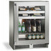 Perlick 24" Beverage Center Stainless Steel Glass Door, Sottile Sh.Depth 18" , 3.1 Cu. Ft. Capacity - HH24BS-4-3