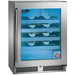 Perlick 24" Built-in Counter Depth Outdoor Wine Reserve with 3.1 cu. ft. Capacity, Stainless Steel-Glass Door - HH24WO-4-3