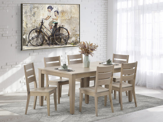 QW Amish Afton Table - 371Y-AFTON-GS-SS