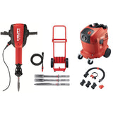 Hilti 15 Amp 120-Volt 1-1/8 in. TE 3000-AVR Polygon Demolition Jack Hammer Concrete Breaker with Dust Removal System - HT-TE3000AVR-D
