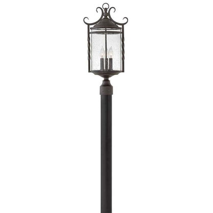 Hinkley Lighting Outdoor Casa Olde Black Post Mout Light - 1141OL