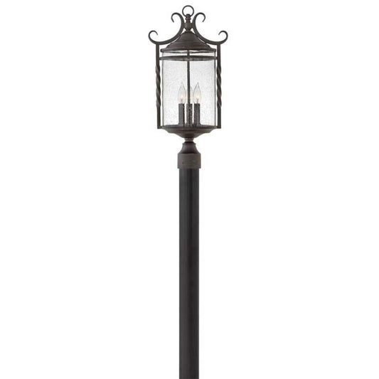 Hinkley Lighting Outdoor Casa Olde Black Post Mout Light - 1141OL
