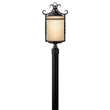 Hinkley Lighting Outdoor Casa Olde Black Post Mout Light - 1141OL