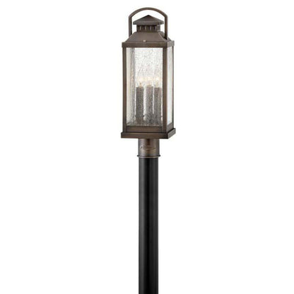 Hinkley Lighting Outdoor Revere Blackened Brass Post Mount Light - 1181BLB