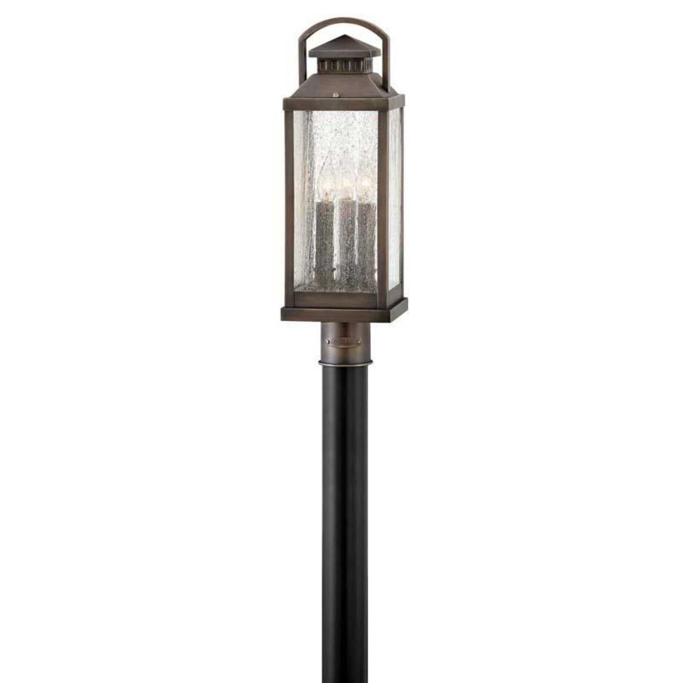 Hinkley Lighting Outdoor Revere Blackened Brass Post Mount Light - 1181BLB
