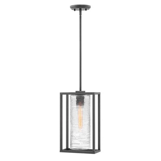 Hinkley Lighting Outdoor Pax Satin Black Hanging Light - 1252SK