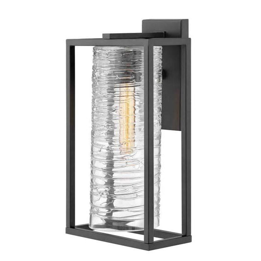 Hinkley Lighting Outdoor Pax Satin Black Wall Light - 1254SK