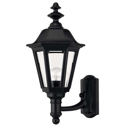 Hinkley 1449BK Outdoor Manor House Black Wall Light - 1449BK