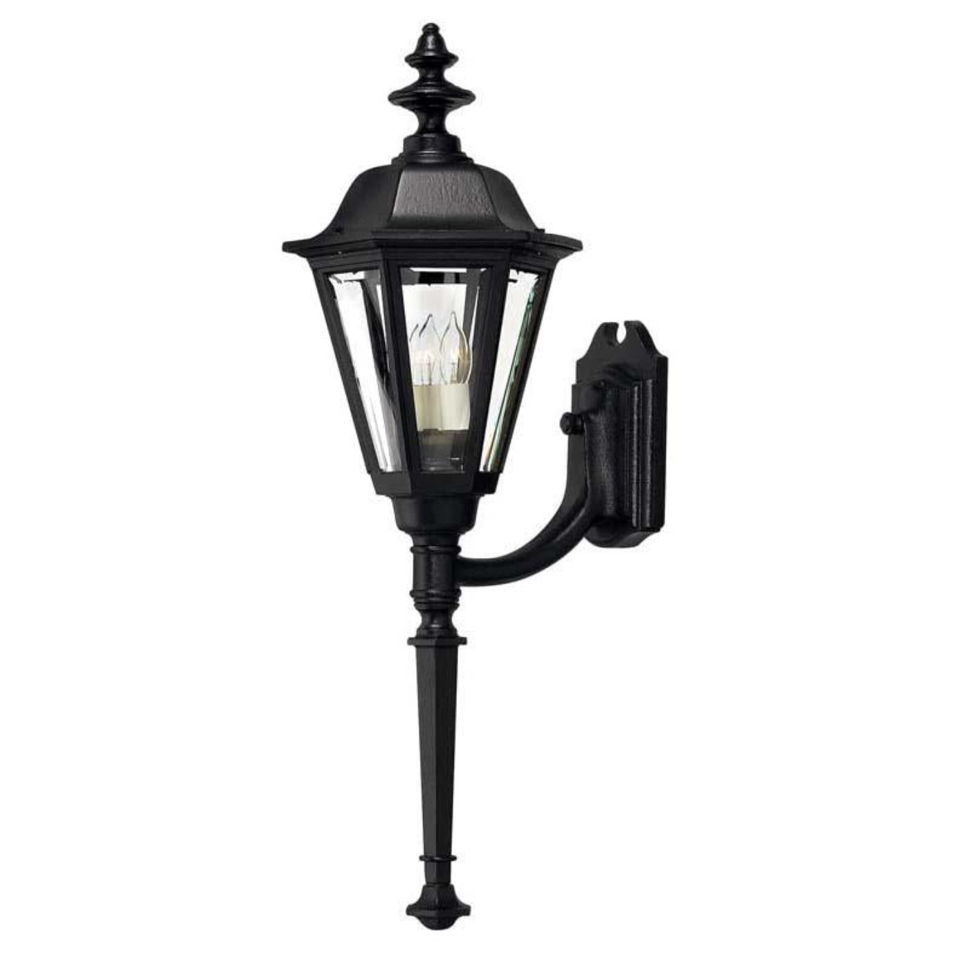 Hinkley 1440BK Outdoor Manor House Black Wall Light - 1440BK