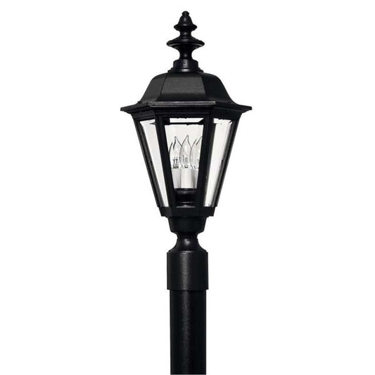 Hinkley 1471BK Outdoor Manor House Black Post Mount Light - 1471BK
