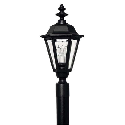 Hinkley 1471BK Outdoor Manor House Black Post Mount Light - 1471BK