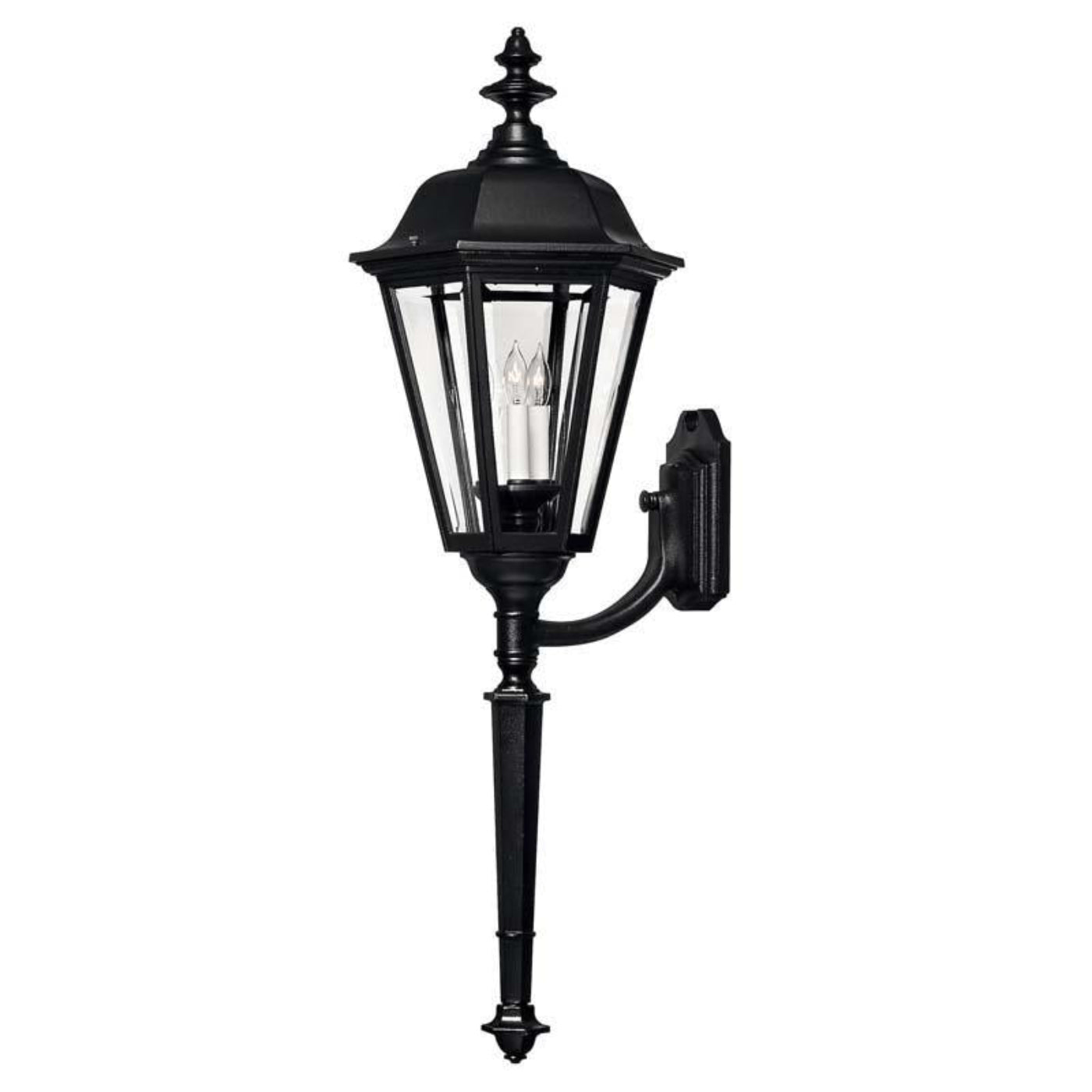 Hinkley 1470BK Outdoor Manor House Black Wall Light - 1470BK