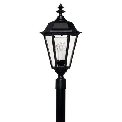 Hinkley Lighting Outdoor Manor House Black Post Mount Light - 1471BK
