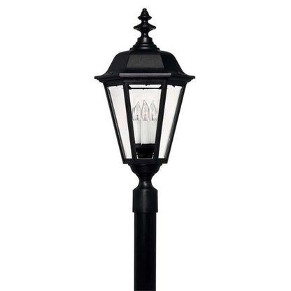 Hinkley 1471BK Outdoor Manor House Black Post Mount Light - 1471BK