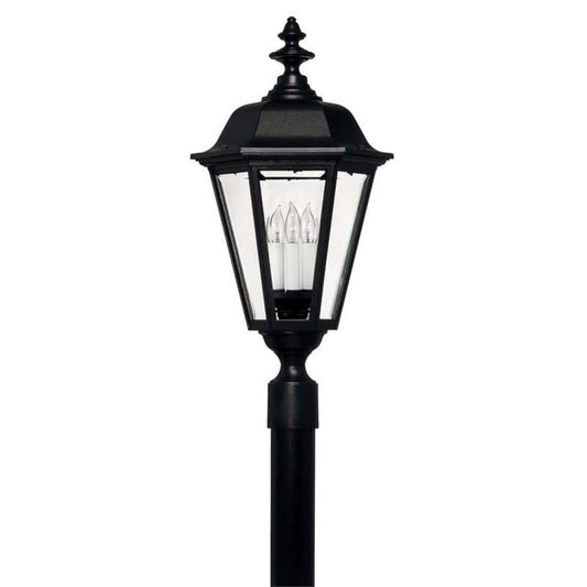 Hinkley 1471BK Outdoor Manor House Black Post Mount Light - 1471BK