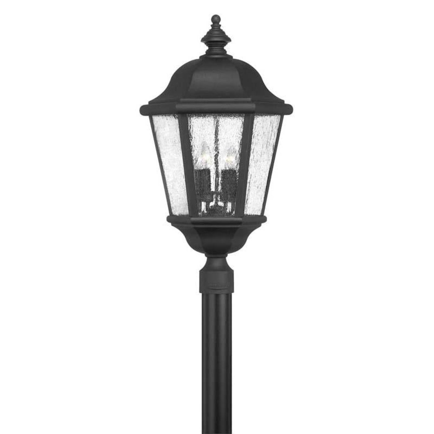 Hinkley 1677 Outdoor Edgewater Post Mount Light - 1677BK
