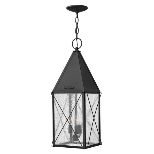 Hinkley Lighting Outdoor York Black Hanging Light - 1842BK