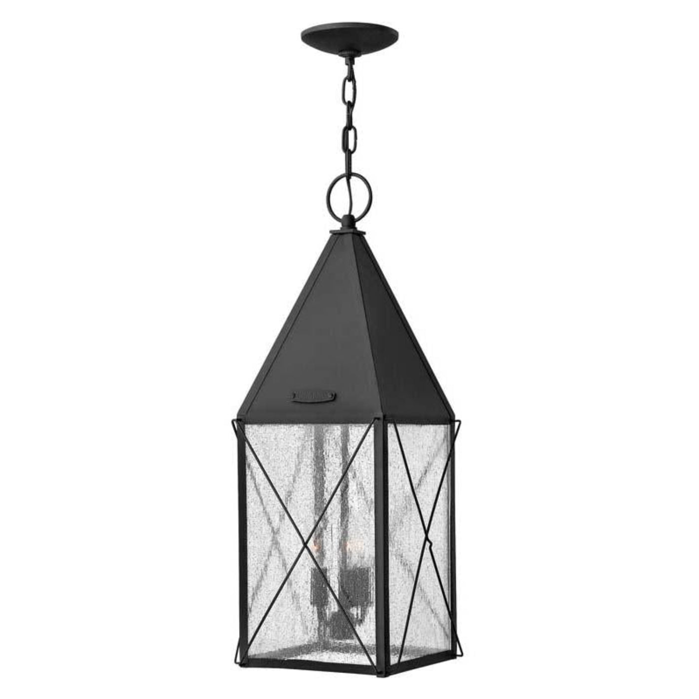 Hinkley Lighting Outdoor York Black Hanging Light - 1842BK