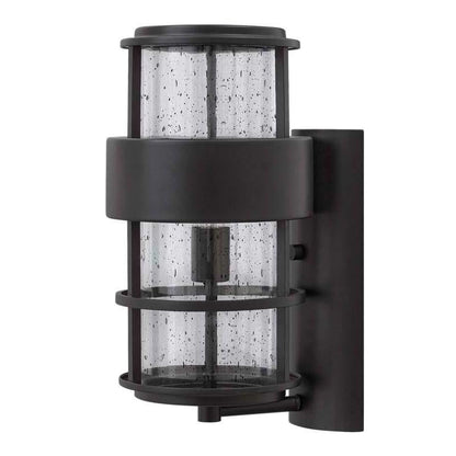 Hinkley Lighting Outdoor Saturn Satin Black Wall Light - 1904SK