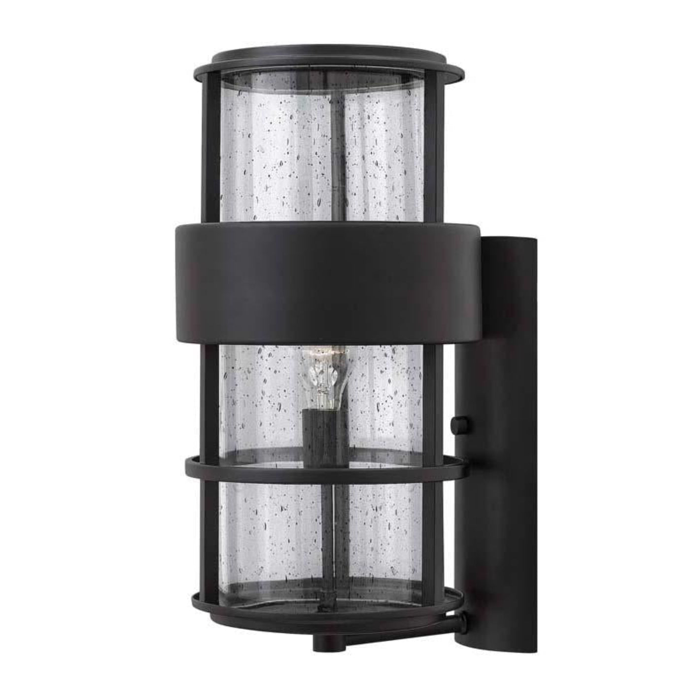 Hinkley Lighting Outdoor Saturn Satin Black Wall Light - 1905SK