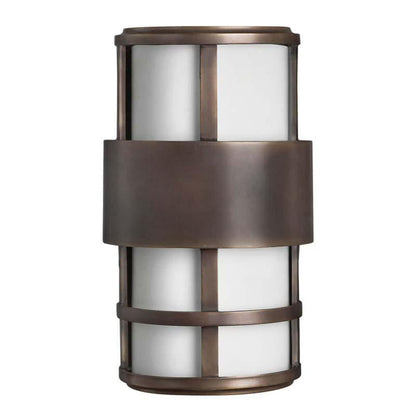 Hinkley Lighting Outdoor Saturn Metro Bronze Wall Light - 1908MT-LED