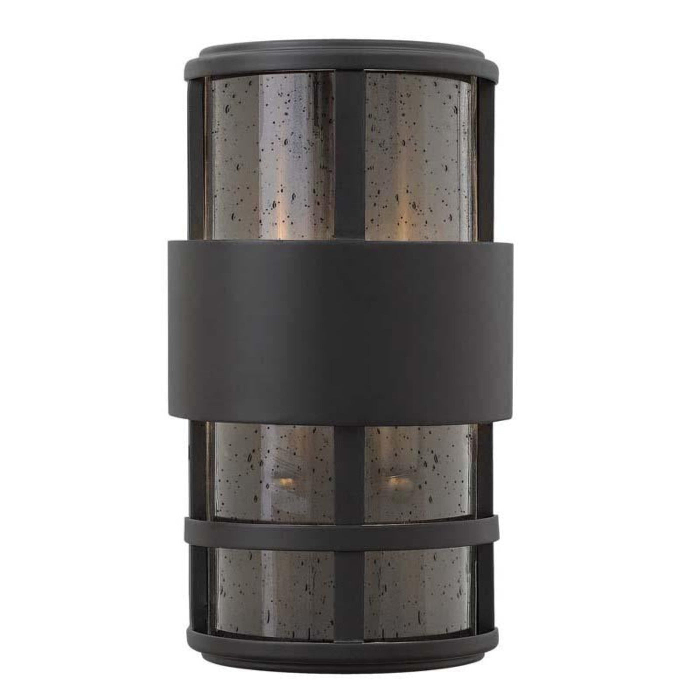 Hinkley Lighting Outdoor Saturn Satin Black Wall Light - 1908SK