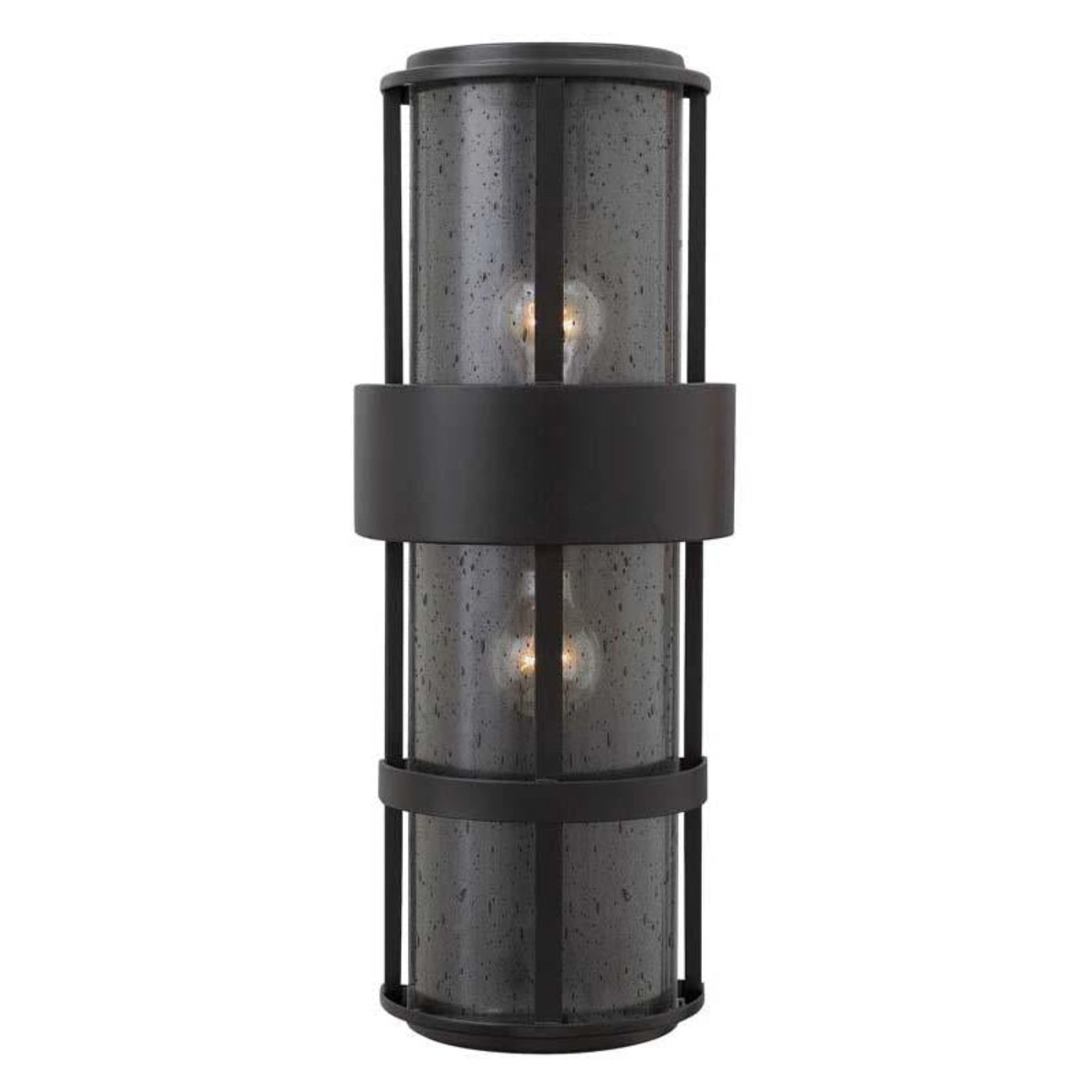 Hinkley Lighting Outdoor Saturn Satin Black Wall Light - 1909SK