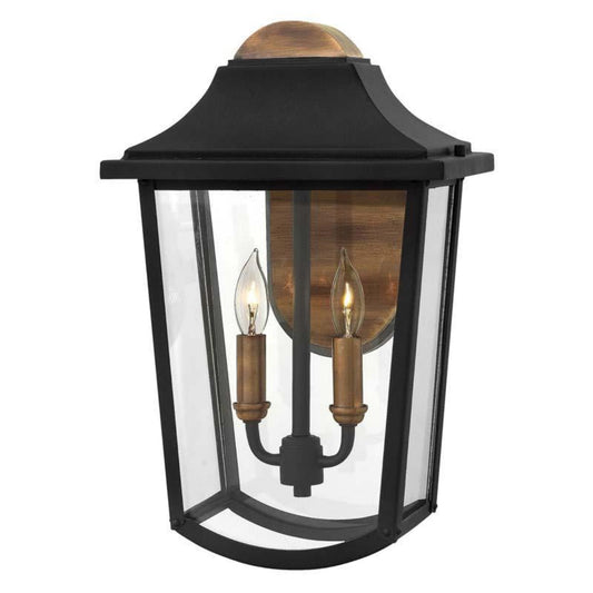 Hinkley Lighting Outdoor Burton Black Wall Light - 1974BK