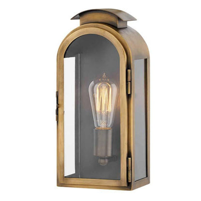 Hinkley Lighting Outdoor Rowley Light Antique Brass Wall Light - 2520LS