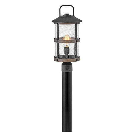 Hinkley Lighting Outdoor Lakehouse Aged Zinc Post Mount Light - 2687DZ