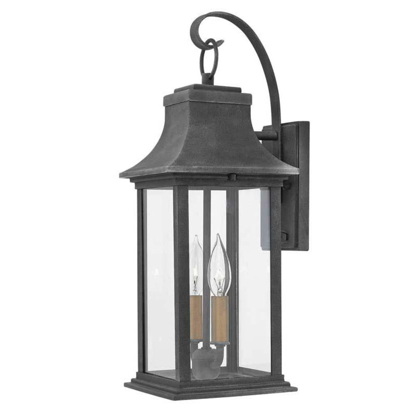 Hinkley Lighting Outdoor Adair Aged Zinc Wall Light - 2934DZ