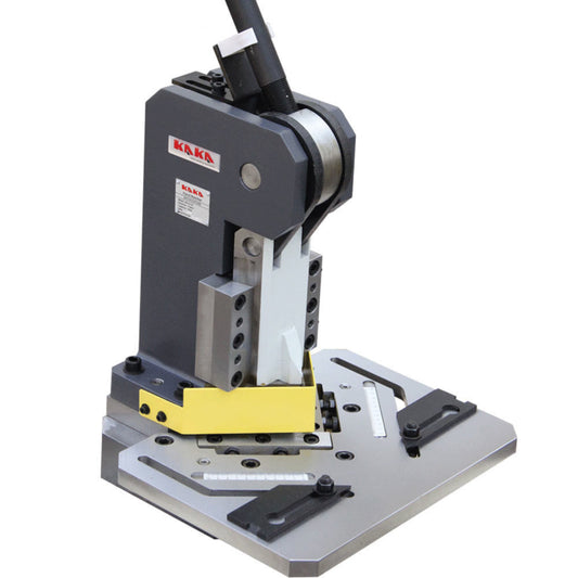 KAKA Industrial HN-1104 Heavy-Duty Metal Corner Notcher, 4x4" Blade,11-Ga Mild Steel - 172403