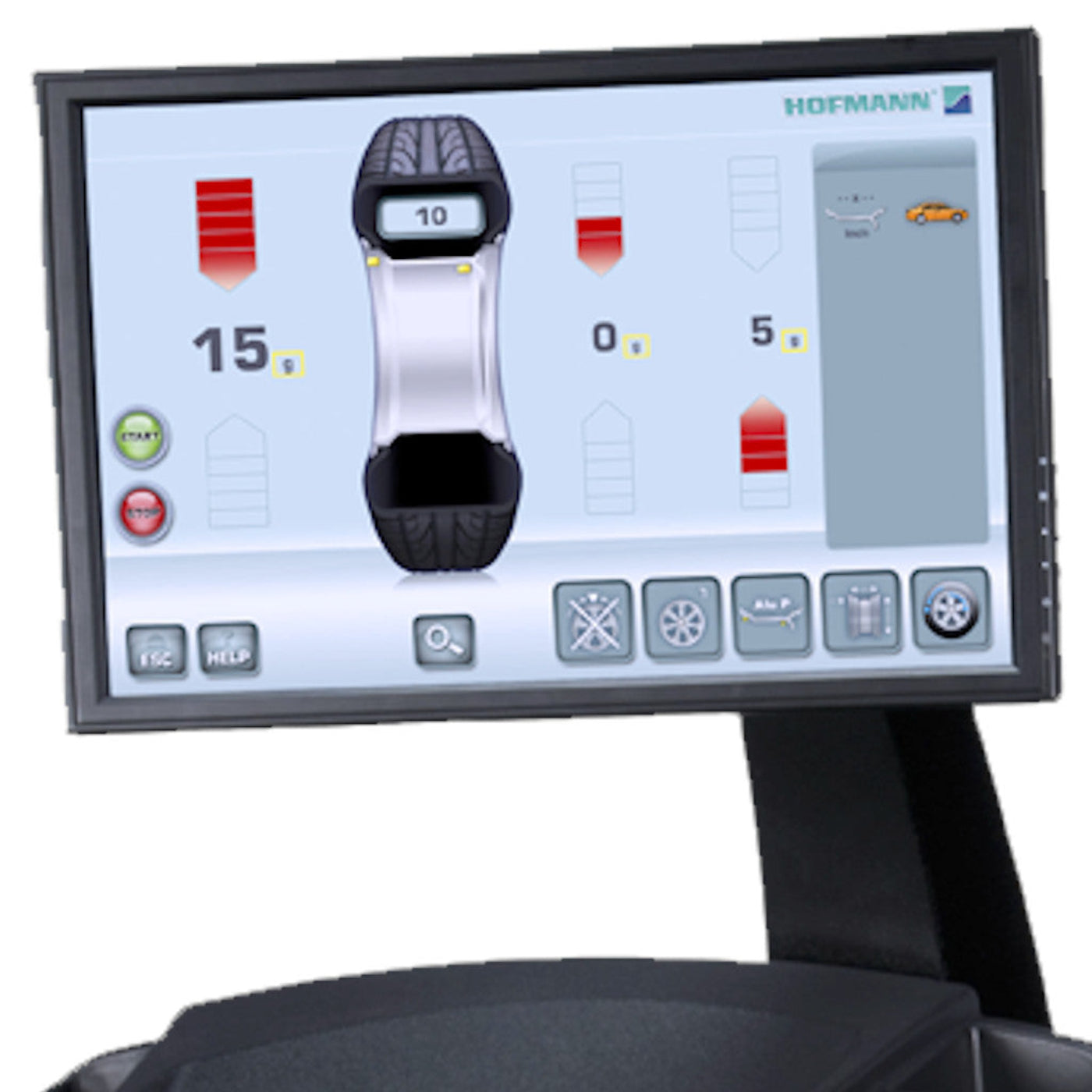 Hofmann | Geodyna 7600P Wheel Balancer with Touchscreen Monitor  - EEWB765AP