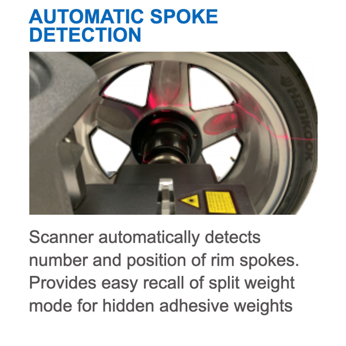 Hofmann | Geodyna 7800P Wheel Balancer with Touchscreen Monitor & Non-Contact Data Entry - EEWB753BEB