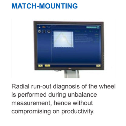 Hofmann | Geodyna 8200P Wheel Balancer with Non-Contact Data Entry & Diagnostic Functions  - EEWB766BEA